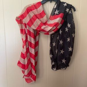 American Flag scarf